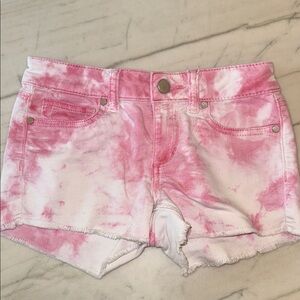 Joe's Jeans Pink Tie-Dye Kids Shorts